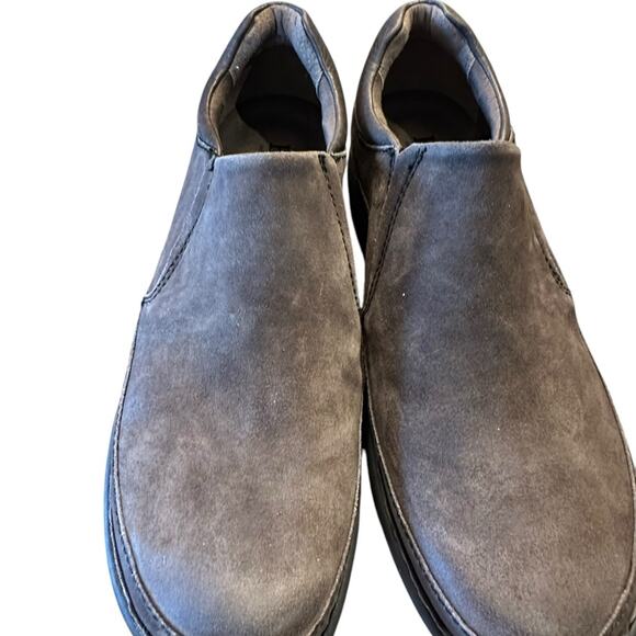 Born Nigel Slip On Men's 11.5 Gray Leather Slip-On Shoes NIB - Picture 1 of 9